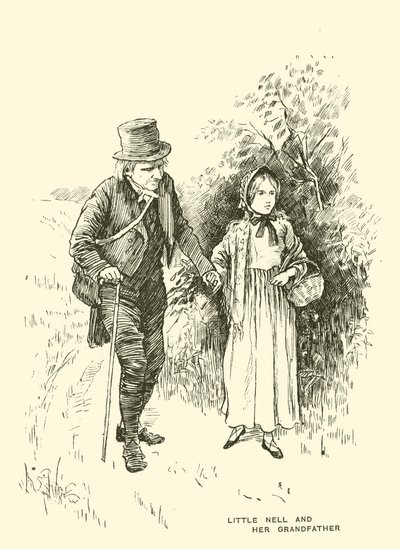 Little Nell and her Grandfather by Harold Copping